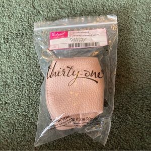 Thirty-one petite pouf rose blush pink